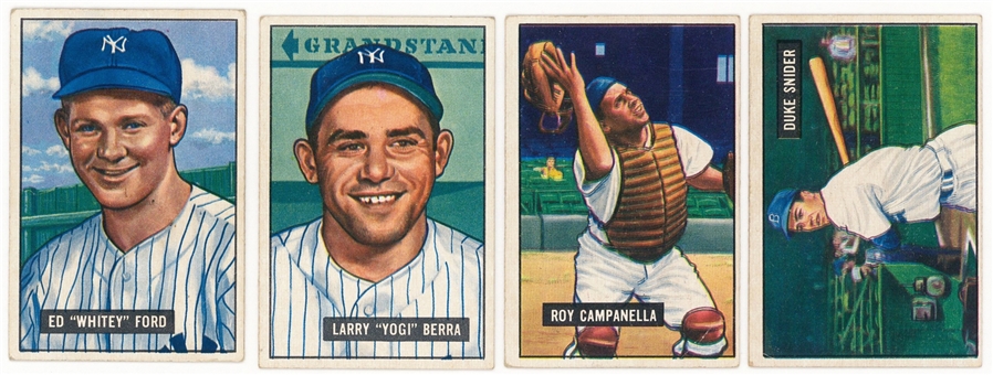1951 Bowman Baseball Collection (58) - Featuring Berra, Ford, Campanella and Snider